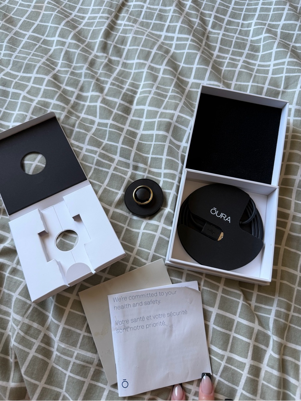 Oura Ring Gen 3 Size 8 - Gold Horizon